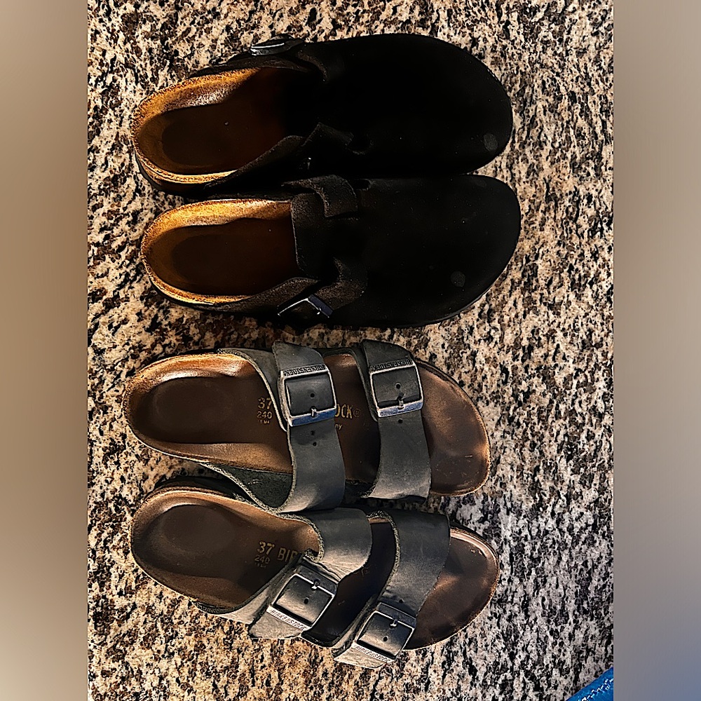 Black Birkenstock Bundle Size 37